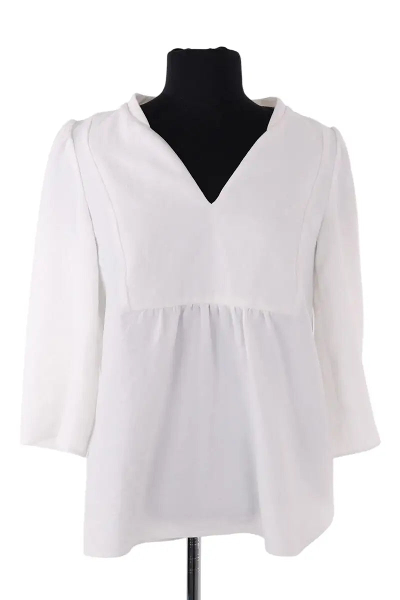 Blouse Ba&Sh Blanc en Synthétique, taille XS - Seconde Main