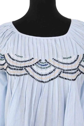 Blouse Ba&Sh Bleu en Coton