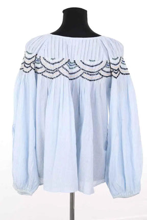 Blouse Ba&Sh Bleu en Coton