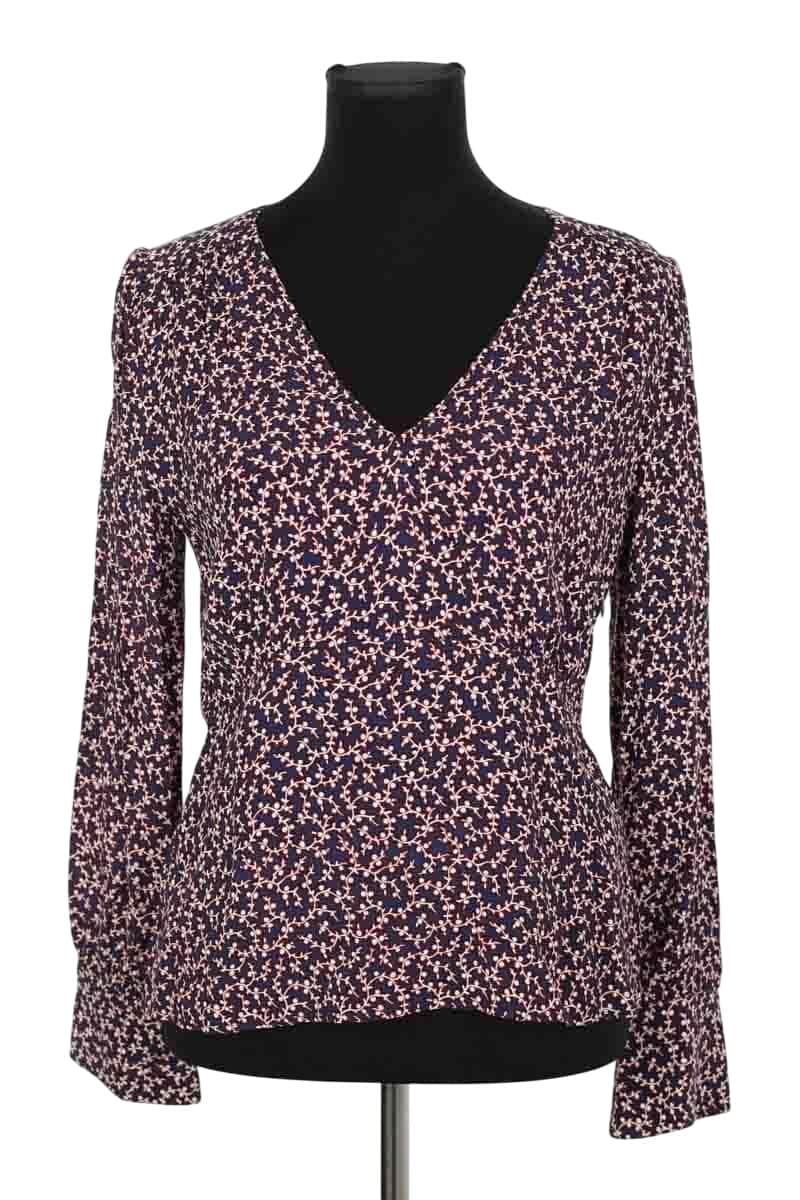 Blouse Ba&Sh Bleu en Viscose, taille M - Seconde Main