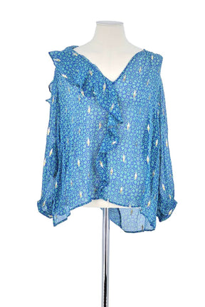 Blouse Bash Bleu en Viscose, taille M - Seconde Main