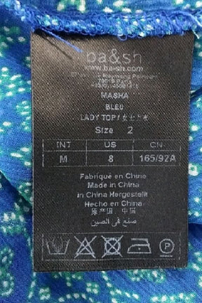 Blouse Bash Bleu en Viscose