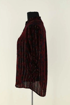 Blouse Ba&Sh Bordeaux en Viscose