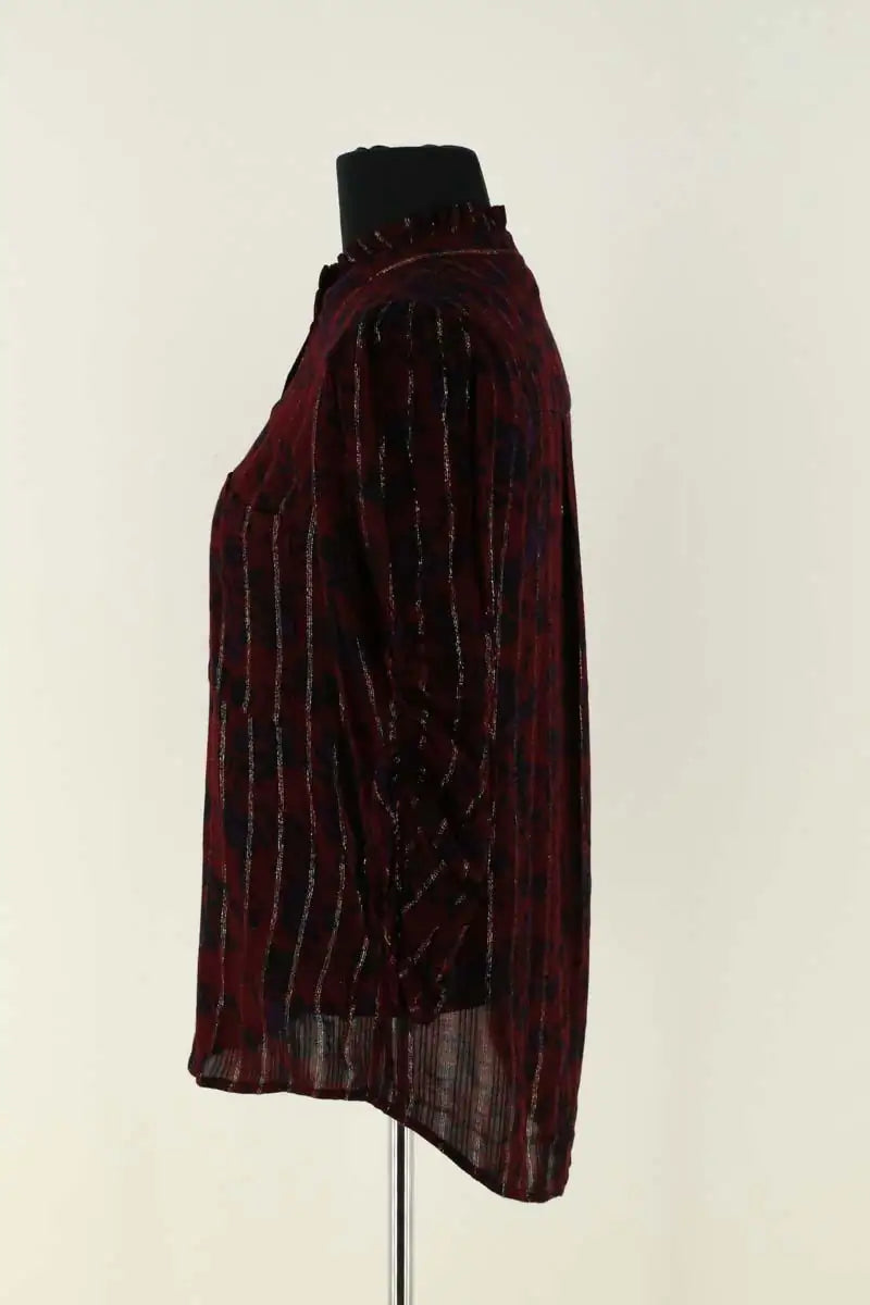Blouse Ba&Sh Bordeaux en Viscose
