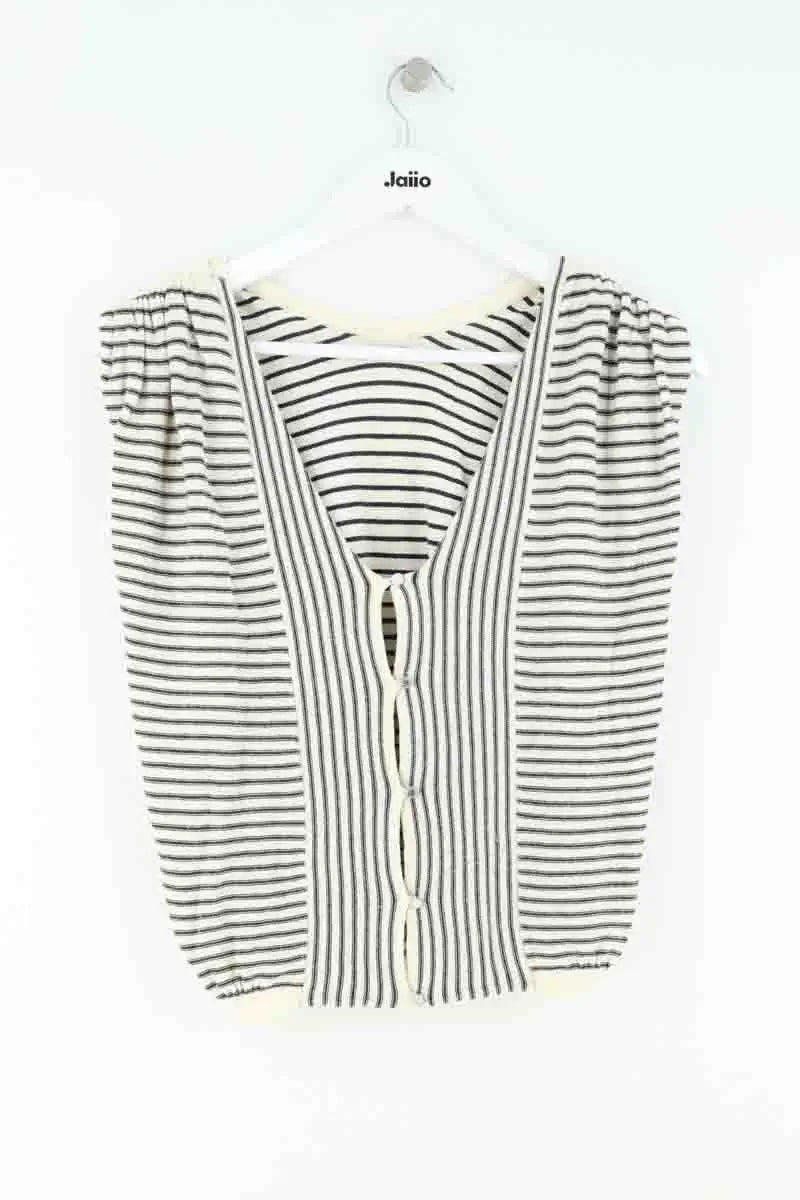 Blouse Ba&Sh Ecru en Synthétique