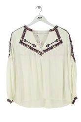 Blouse Ba&Sh Ecru en Viscose, taille S - Seconde Main