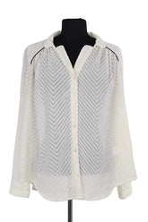 Blouse Ba&Sh Iceberg Ecru en Synthétique, taille XS - Seconde Main