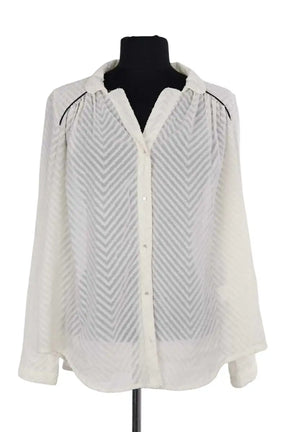 Blouse Ba&Sh Iceberg Ecru en Synthétique, taille XS - Seconde Main