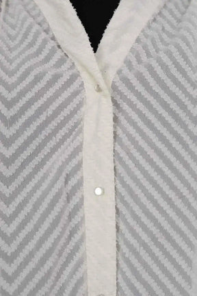Blouse Ba&Sh Iceberg Ecru en Synthétique