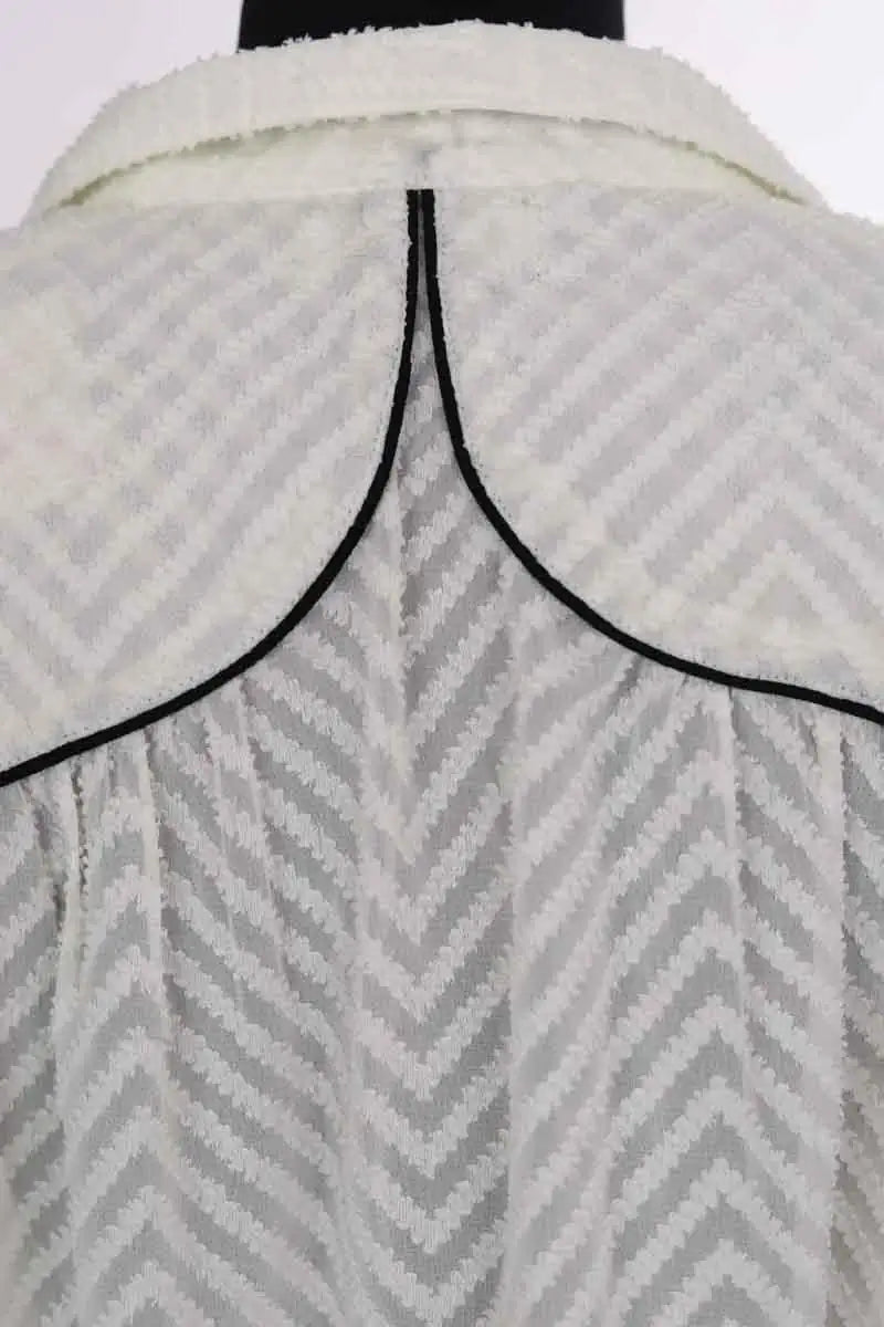 Blouse Ba&Sh Iceberg Ecru en Synthétique