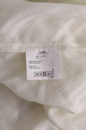 Blouse Ba&Sh Iceberg Ecru en Synthétique