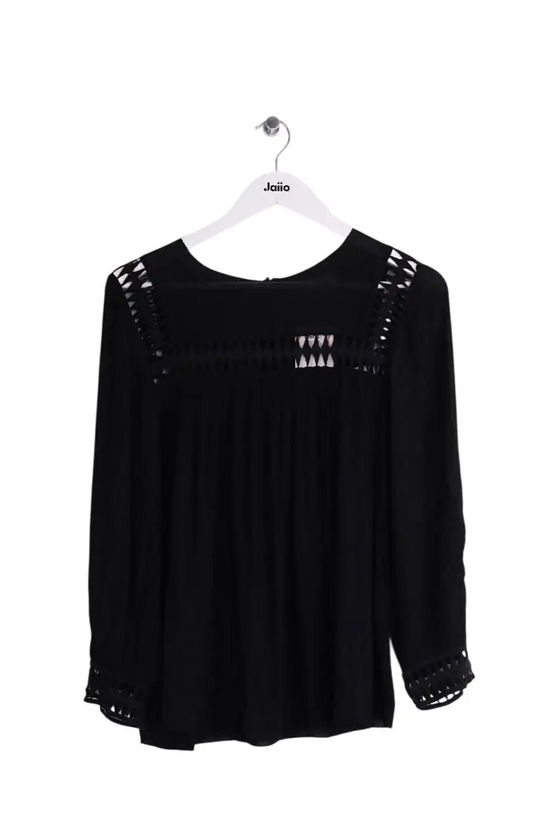 Blouse Ba&Sh Jimmy Noir en Synthétique, taille XS - Seconde Main