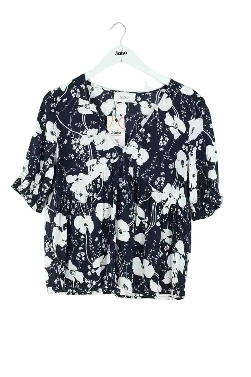 Blouse Ba&Sh Marine en Synthétique, taille M - Seconde Main