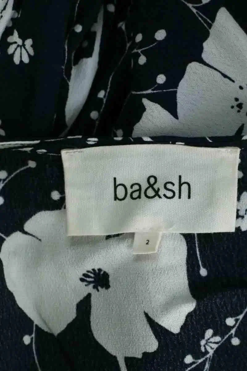 Blouse Ba&Sh Marine en Synthétique