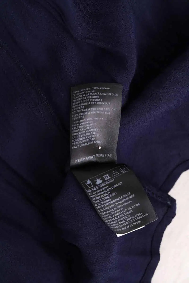 Blouse Ba&Sh Marine en Viscose