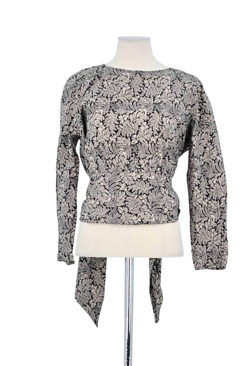 Blouse Bash Noir en Coton, taille M - Seconde Main