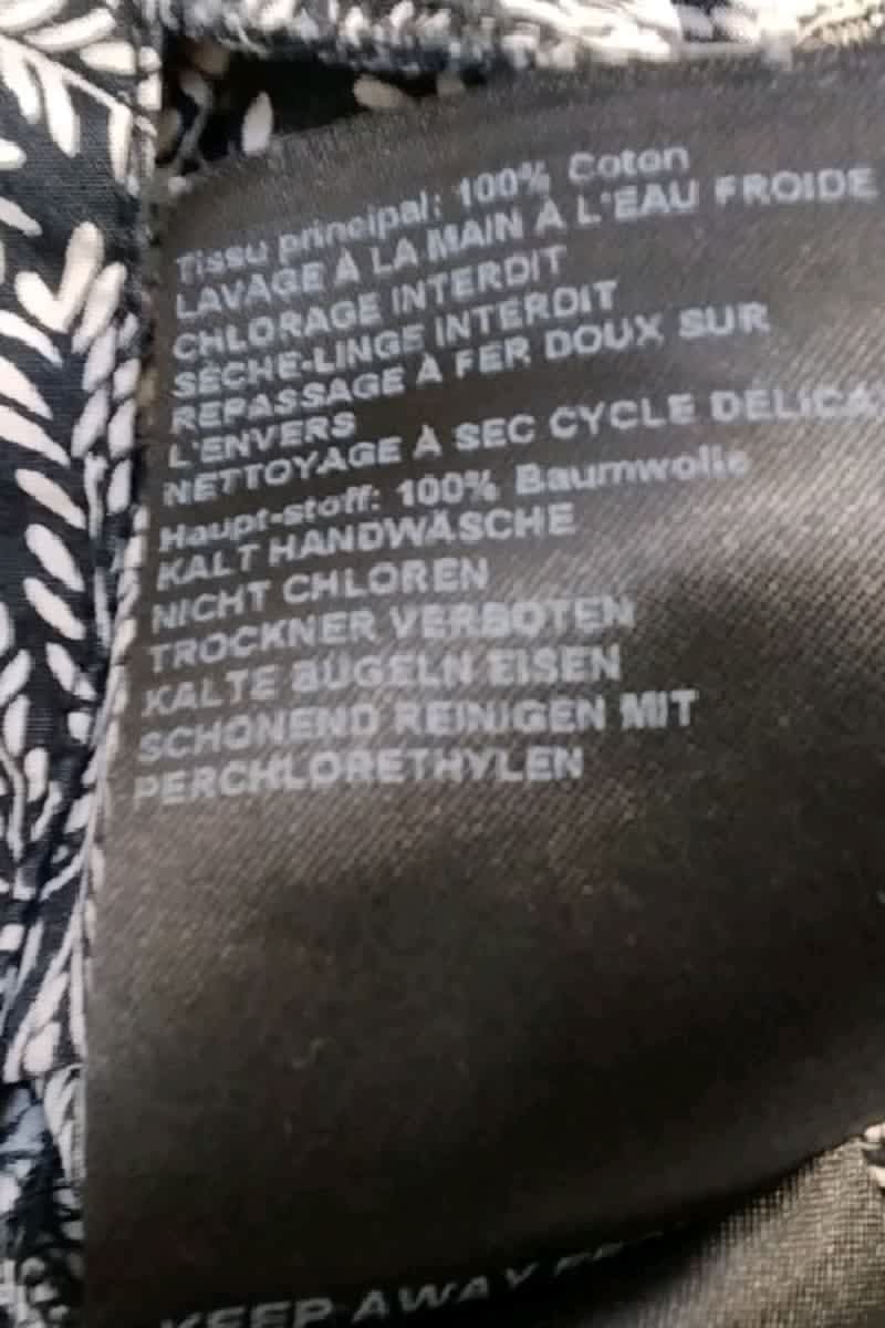 Blouse Bash Noir en Coton