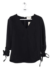 Blouse Ba&Sh Noir en Synthétique, taille M - Seconde Main