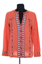 Blouse Ba&Sh Orange en Coton, taille XS - Seconde Main