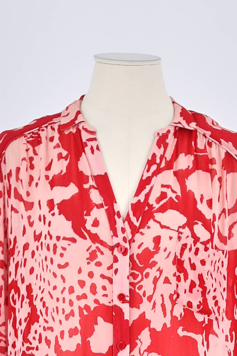 Blouse Bash Rouge en Viscose