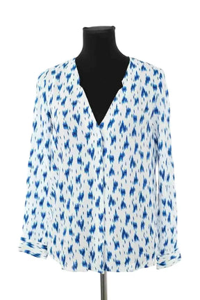 Blouse Ba&Sh Sacha Bleu en Viscose, taille S - Seconde Main