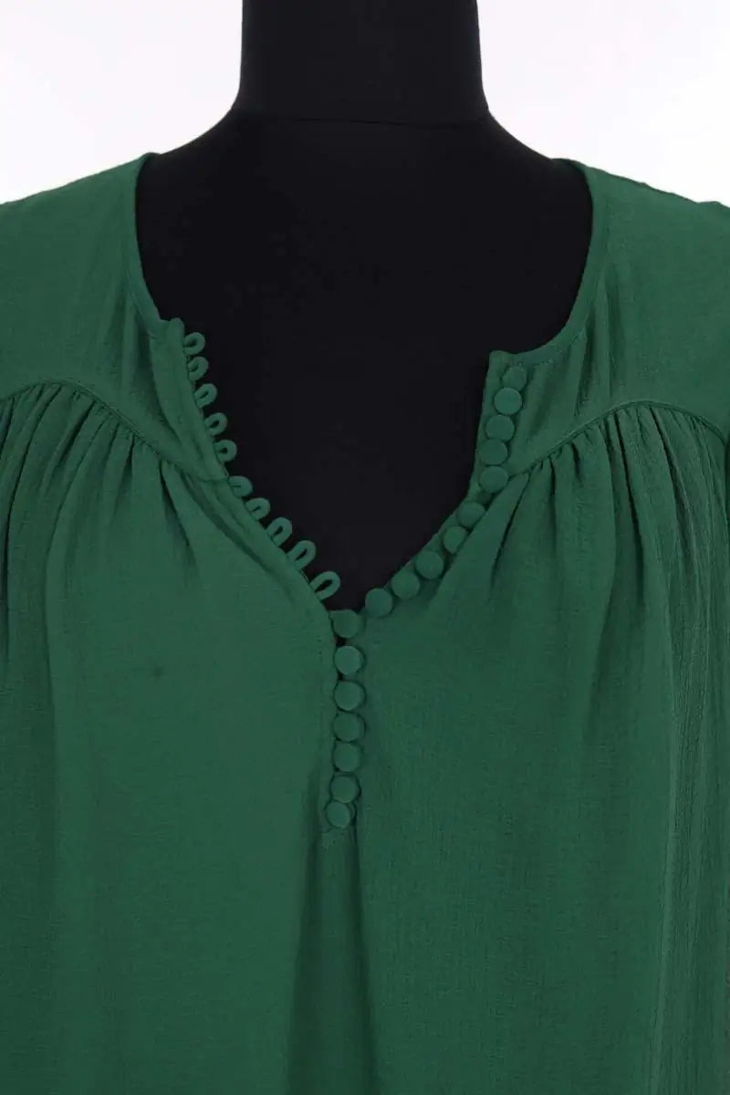 Blouse Ba&Sh Saskia Vert en Synthétique