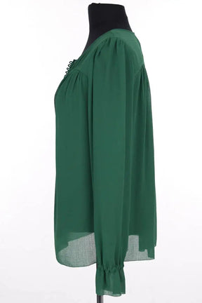 Blouse Ba&Sh Saskia Vert en Synthétique
