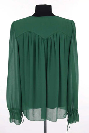 Blouse Ba&Sh Saskia Vert en Synthétique