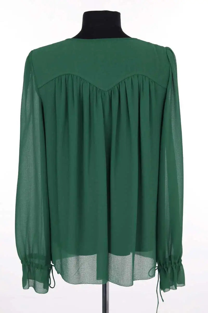 Blouse Ba&Sh Saskia Vert en Synthétique
