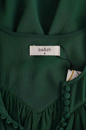 Blouse Ba&Sh Saskia Vert en Synthétique
