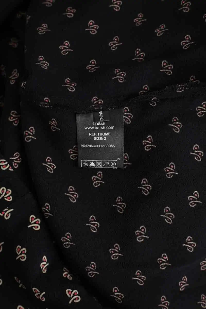 Blouse Ba&Sh Thome Noir en Viscose