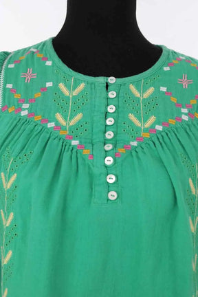 Blouse Ba&Sh Vert en Coton