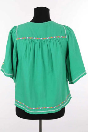 Blouse Ba&Sh Vert en Coton