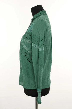 Blouse Ba&Sh Vert en Coton