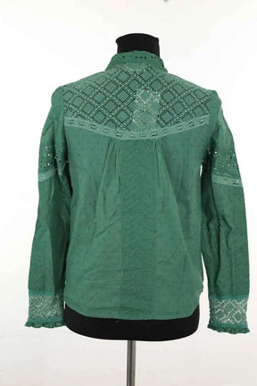 Blouse Ba&Sh Vert en Coton