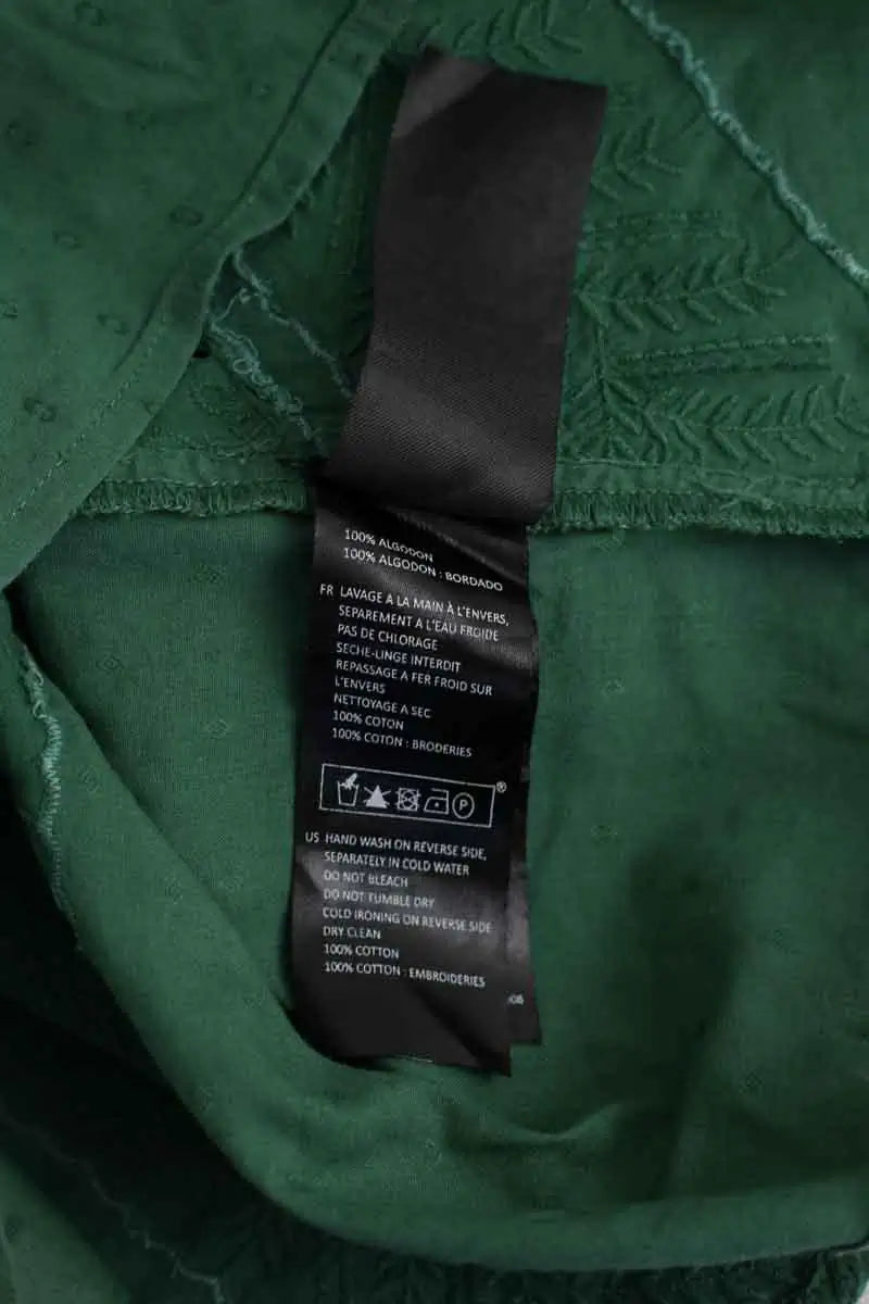Blouse Ba&Sh Vert en Coton