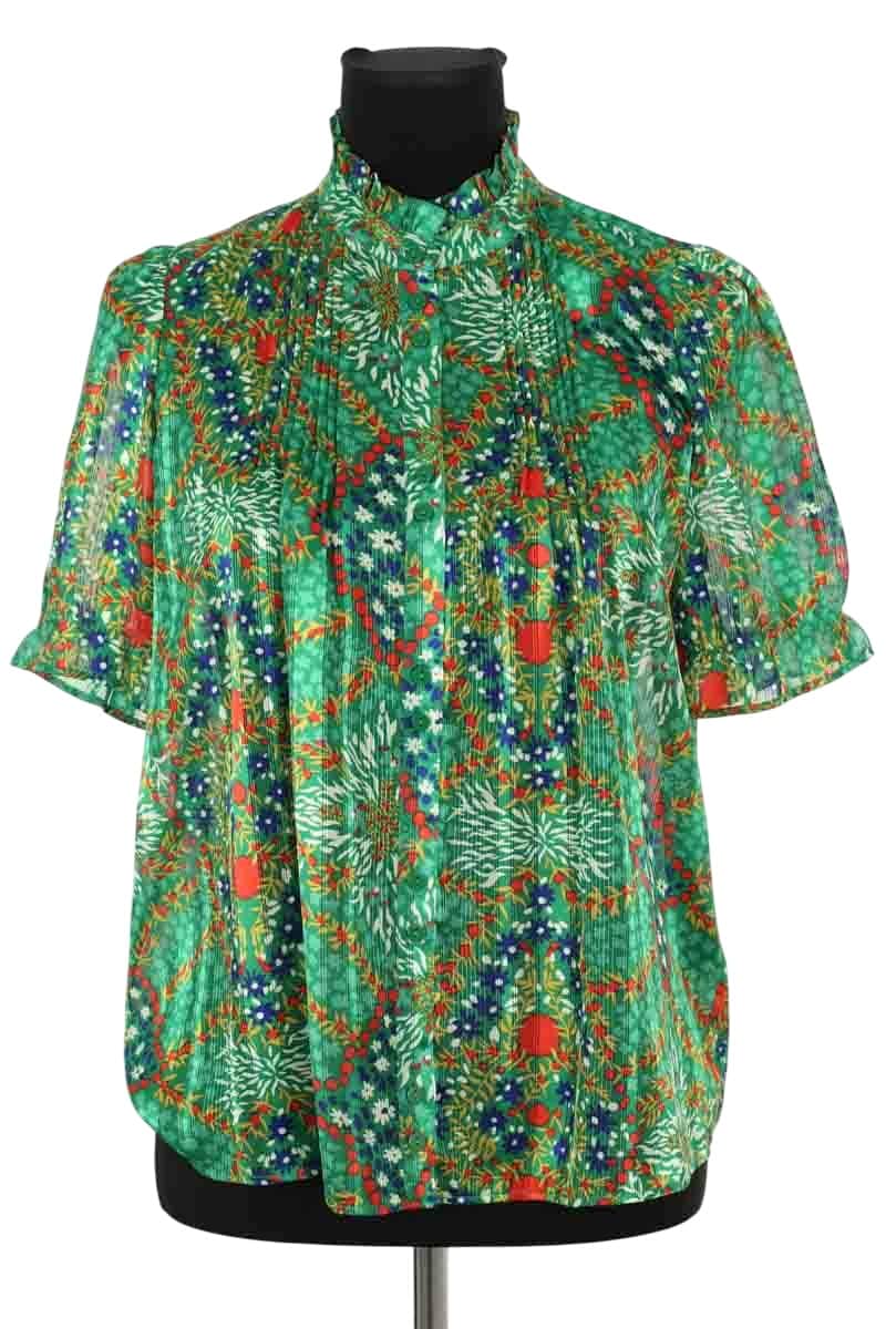 Blouse Ba&Sh Vert en Polyester, taille XS - Seconde Main