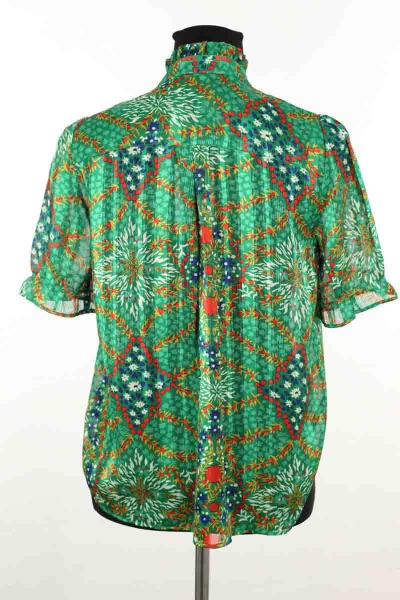 Blouse Ba&Sh Vert en Polyester
