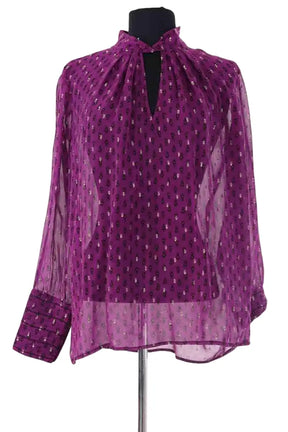 Blouse Ba&Sh Violet en Viscose, taille S - Seconde Main