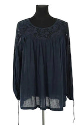 Blouse Berenice Bleu en Synthétique, taille S - Seconde Main
