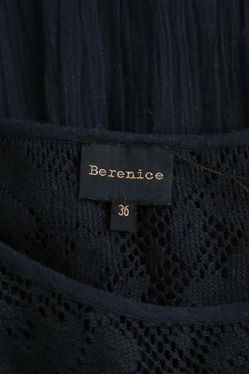 Blouse Berenice Bleu en Synthétique