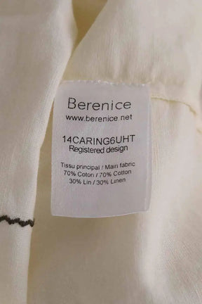 Blouse Berenice Ecru en Coton