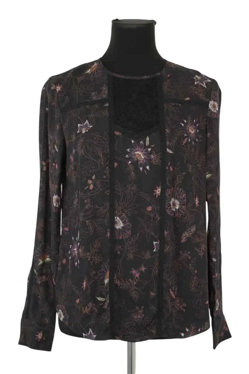 Blouse Berenice Noir en Synthétique, taille S - Seconde Main