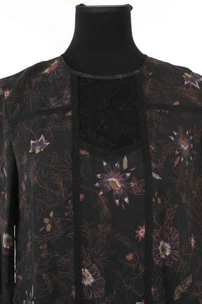 Blouse Berenice Noir en Synthétique