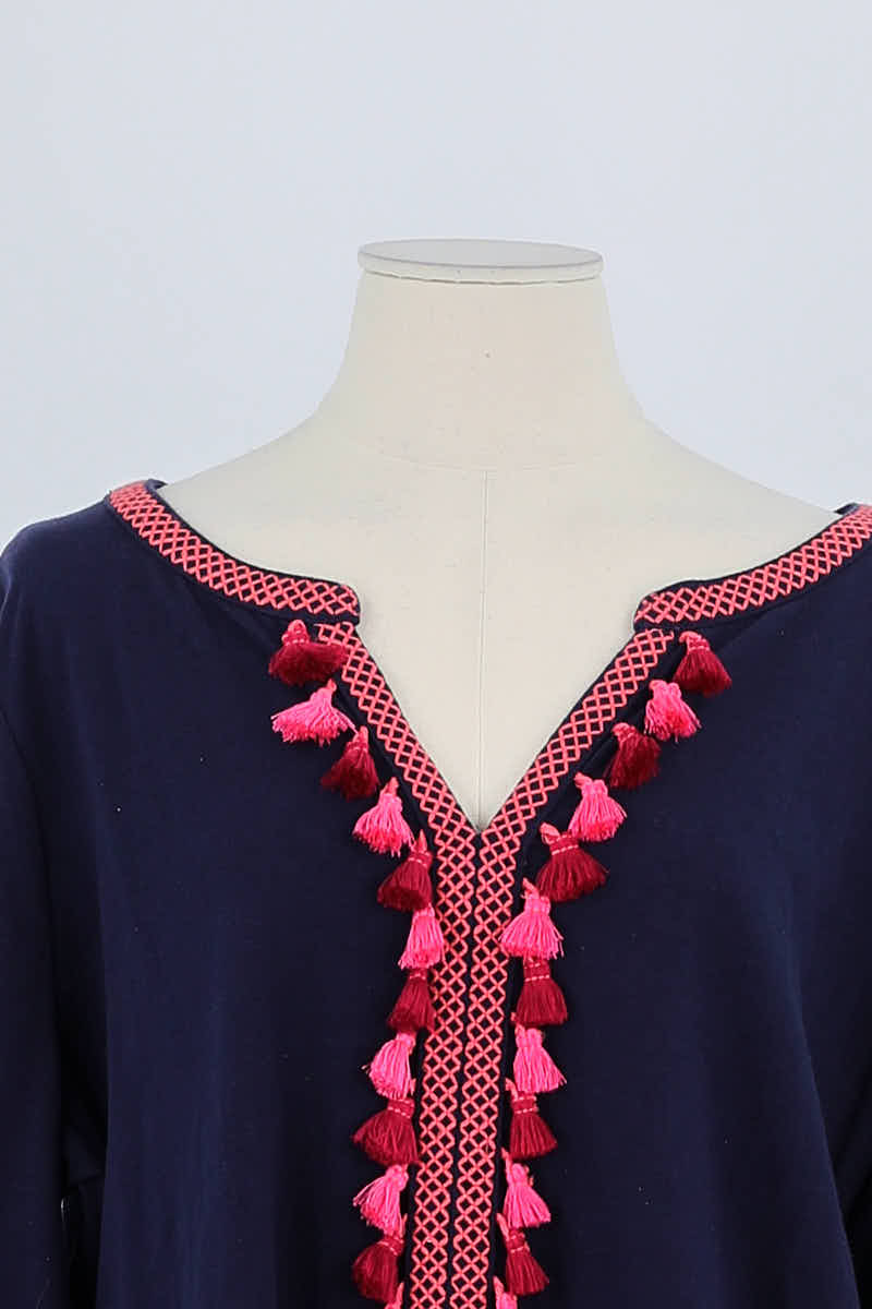 Blouse Boden Marine en Coton