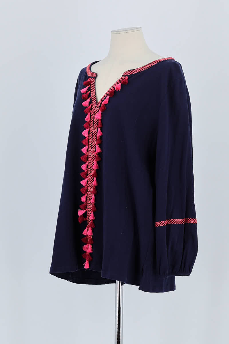 Blouse Boden Marine en Coton