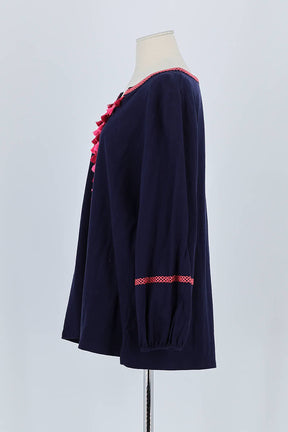 Blouse Boden Marine en Coton