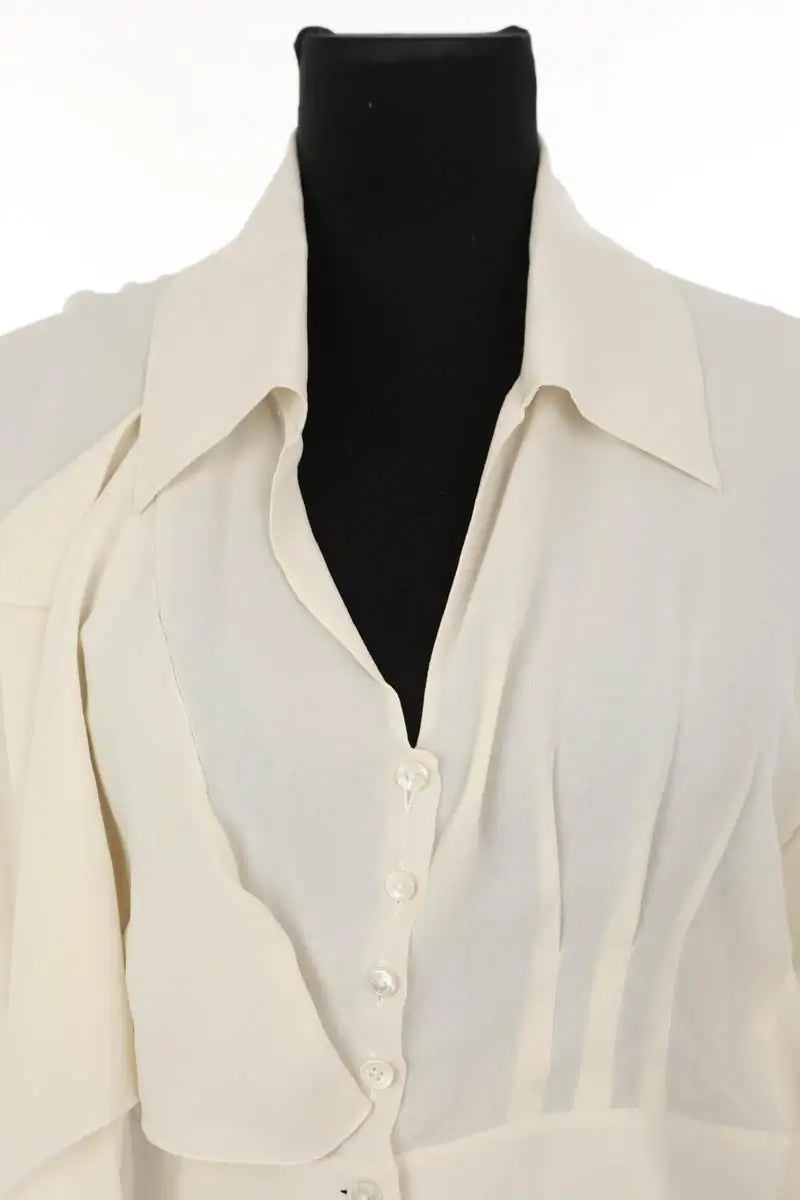Blouse Chanel Beige en Soie
