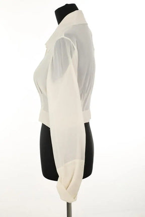 Blouse Chanel Beige en Soie
