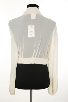 Blouse Chanel Beige en Soie